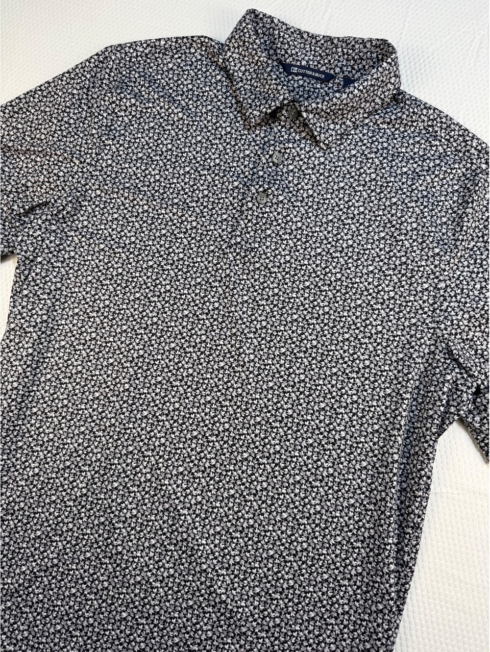 Cutter & Buck Men’s L Floral Golf Polo The Legends Golf Club Preppy Golfcore